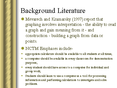 what is literature background in thesis