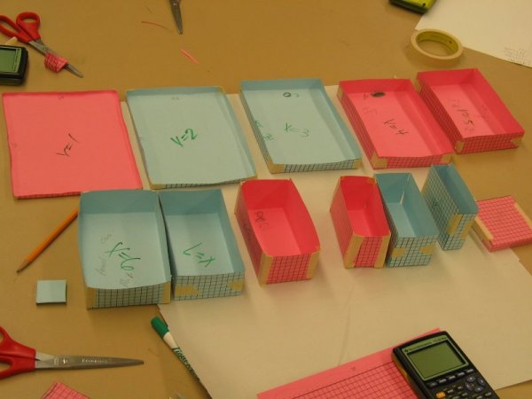 photo of folded boxes